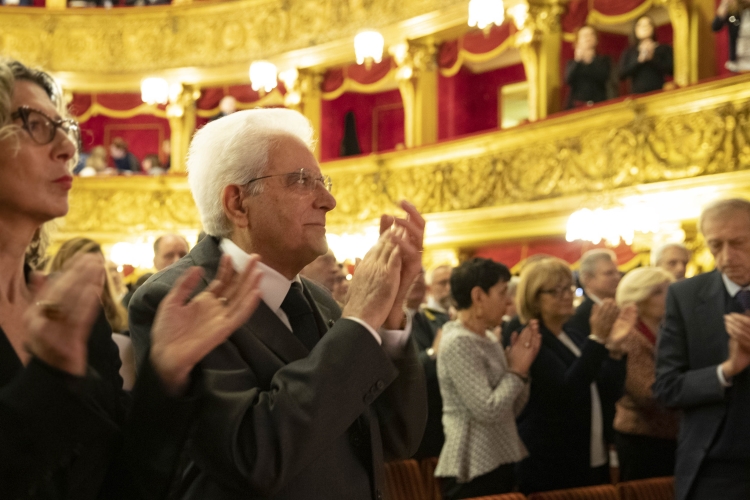 Il Presidente della Repubblica Sergio Mattarella al Teatro Carignano in occasione della cerimonia di inaugurazione dell'anno accademico 2018/2019 dell'Università di Studi di Torino
