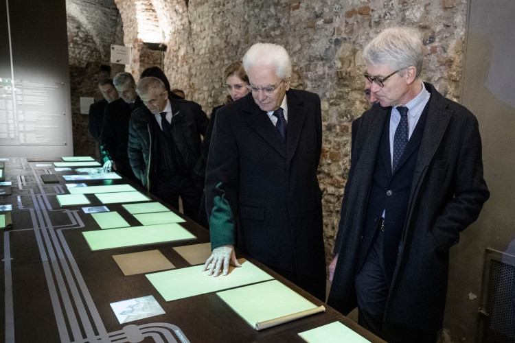 Il Presidente della Repubblica Sergio Mattarella al Polo del '900 