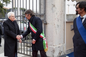 Il Presidente della Repubblica Sergio Mattarella con Federico Sboarina, Sindaco di Verona, in occasione della cerimonia di inaugurazione dell'anno accademico 2018/2019 dell'Università di Studi di Verona
