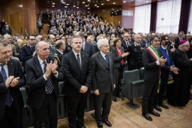 Il Presidente della Repubblica Sergio Mattarella alla cerimonia di inaugurazione dell'anno accademico 2018/2019 dell'Università di Studi di Verona