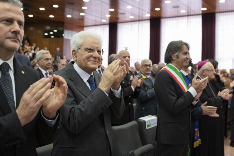 Il Presidente della Repubblica Sergio Mattarella alla cerimonia di inaugurazione dell'anno accademico 2018/2019 dell'Università di Studi di Verona
