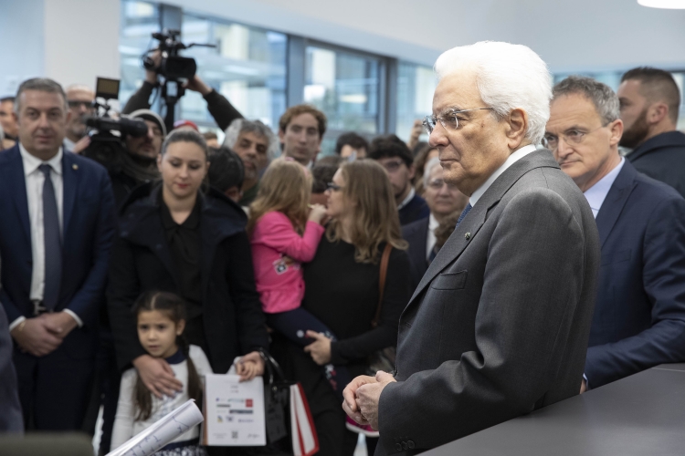 Il Presidente della Repubblica Sergio Mattarella al Centro Regionale Disturbi dello Spettro Autistico di Verona