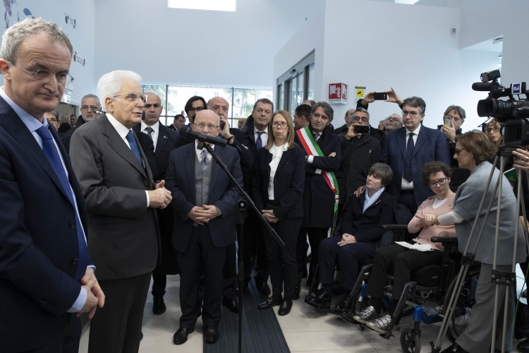 Il Presidente della Repubblica Sergio Mattarella al Centro Regionale Disturbi dello Spettro Autistico di Verona