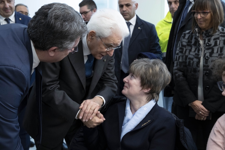 Il Presidente della Repubblica Sergio Mattarella al Centro Regionale Disturbi dello Spettro Autistico di Verona