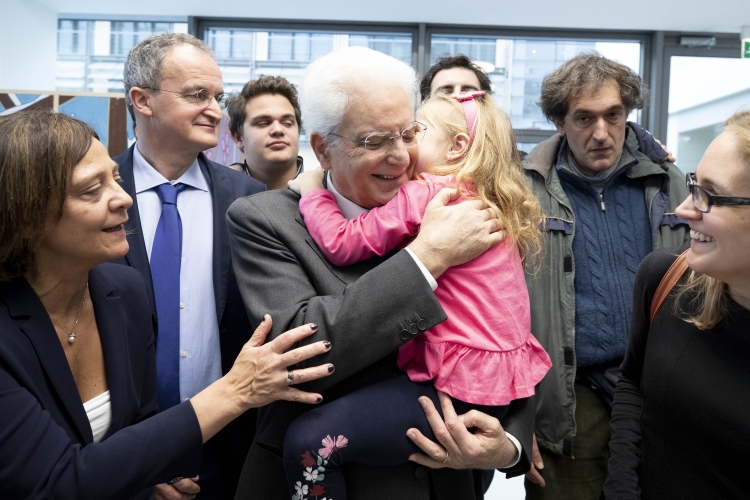 Il Presidente della Repubblica Sergio Mattarella visita il Centro Regionale Disturbi dello Spettro Autistico di Verona.
