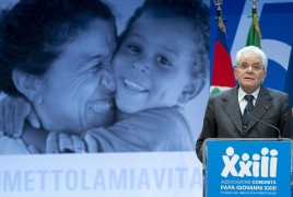  Il Presidente della Repubblica Sergio Mattarella alla riunione mondiale della Comunità di Giovanni XXIII 