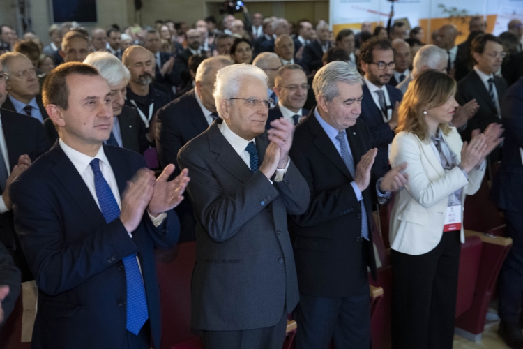 Il Presidente della repubblica Sergio Mattarella in occasione del Convegno dal titolo: "40 anni di Servizio Sanitario Nazionale 1978-2018. La sfida continua"