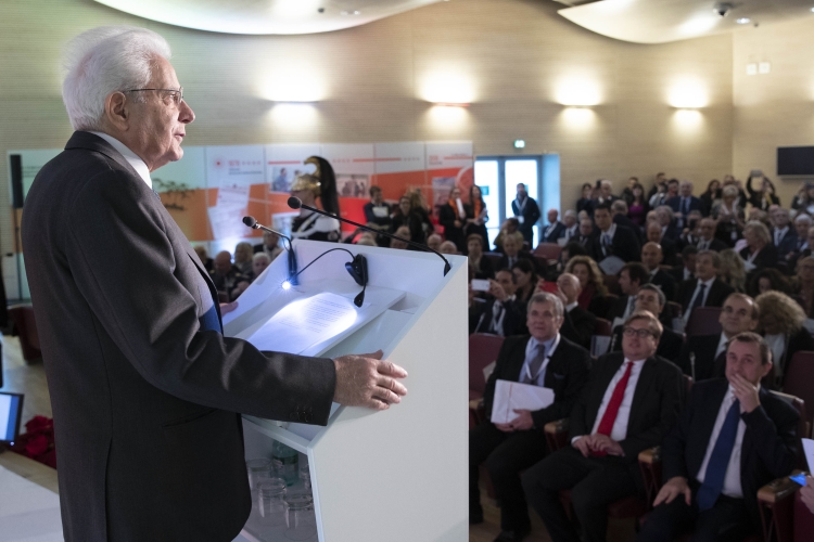 Il Presidente della Repubblica Sergio Mattarella in occasione del Convegno dal titolo: "40 anni di Servizio Sanitario Nazionale 1978-2018. La sfida continua" 