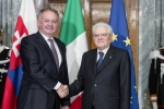 Il Presidente Mattarella incontra il Presidente della Repubblica Slovacca