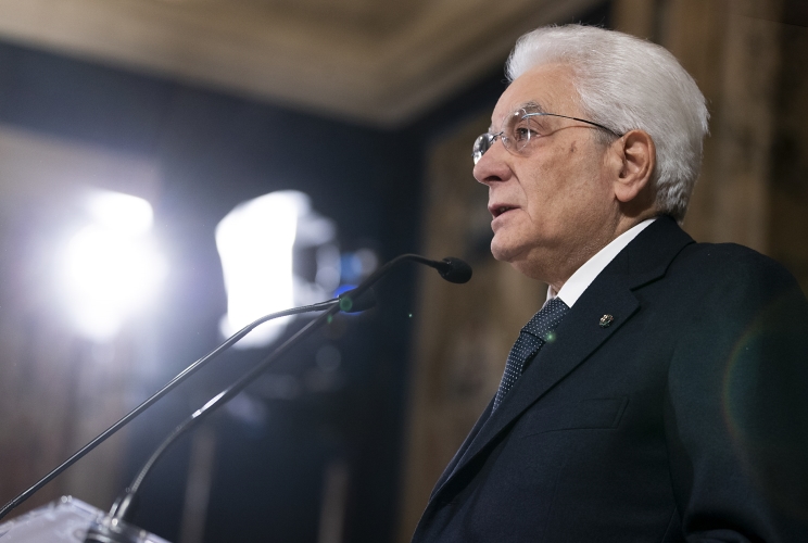 Il Presidente Sergio Mattarella in occasione della presentazione degli auguri di Natale e Capodanno da parte del Corpo Diplomatico 