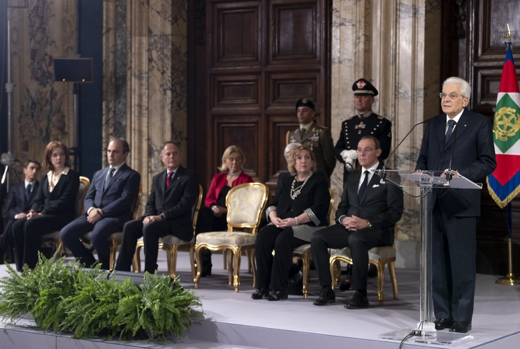 Il Presidente Sergio Mattarella in occasione della presentazione degli auguri di Natale e Capodanno da parte del Corpo Diplomatico 