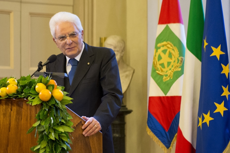 Il Presidente Sergio Mattarella in occasione della nomina ad "Accademico onorario" 