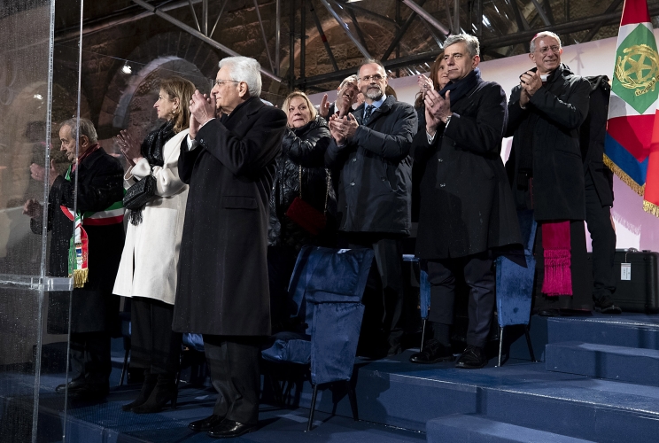  Il Presidente della Repubblica Sergio Mattarella alla cerimonia di inaugurazione di Matera capitale europea della cultura