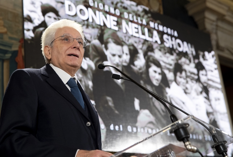 Il Presidente Sergio Mattarella in occasione della celebrazione del “Giorno della Memoria”