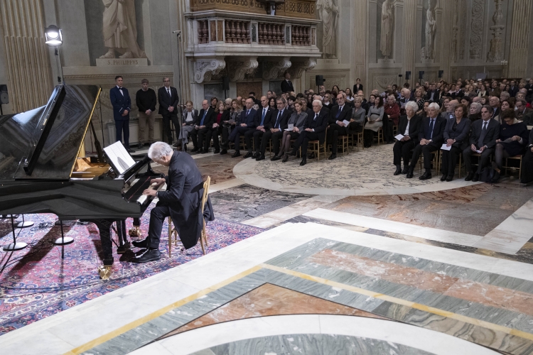 Il Presidente della Repubblica in occasione del concerto per il centesimo anniversario della nascita di Tullia Zevi 