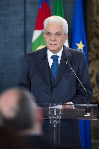 Il Presidente Sergio Mattarella  in occasione della Giornata Internazionale del Volontariato