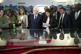 Il Presidente della Repubblica Sergio Mattarella visita la Fortezza di San Michele e il Museo delle Forze Armate