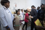 Mattarella visita l’Ospedale Divina Provvidenza
