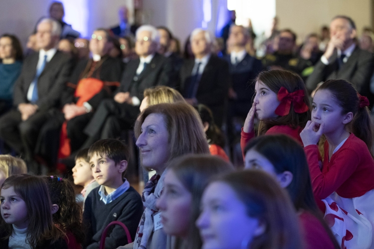Il Presidente della Repubblica Sergio Mattarella alla cerimonia per i 600 anni di fondazione dell'Istituto degli Innocenti