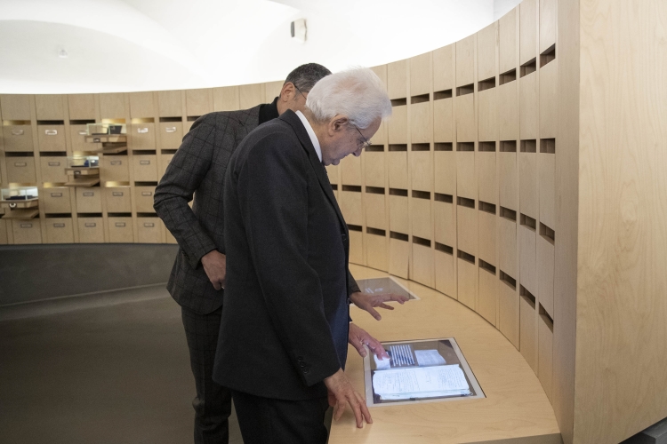 Il Presidente della Repubblica Sergio Mattarella visita il Museo degli Innocenti 