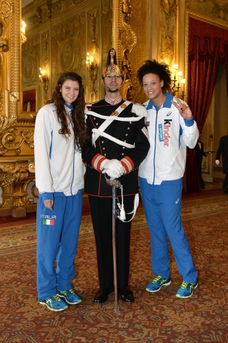 una rappresentanza di atleti italiani olimpici, paralimpici e di discipline non olimpich