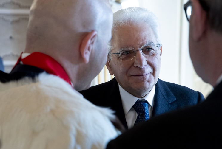Il Presidente Sergio Mattarella in occasione della cerimonia di inaugurazione dell’anno accademico 2018 – 2019 dell’Università LUISS Guido Carli