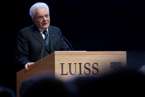 Il Presidente Sergio Mattarella in occasione della cerimonia di inaugurazione dell’anno accademico 2018 – 2019 dell’Università LUISS Guido Carli