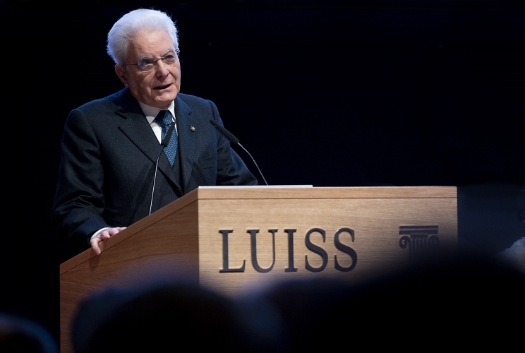 Il Presidente Sergio Mattarella in occasione della cerimonia di inaugurazione dell’anno accademico 2018 – 2019 dell’Università LUISS Guido Carli