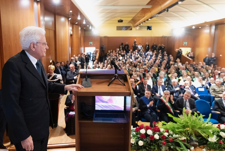 Il Presidente Mattarella alla cerimonia di inaugurazione dell’anno accademico dell’Universita della Tuscia