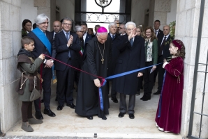 Il Presidente Sergio Mattarella alla inaugurazione dell'edizione 2019 della Fiera del Santo Patrono Benedetto 