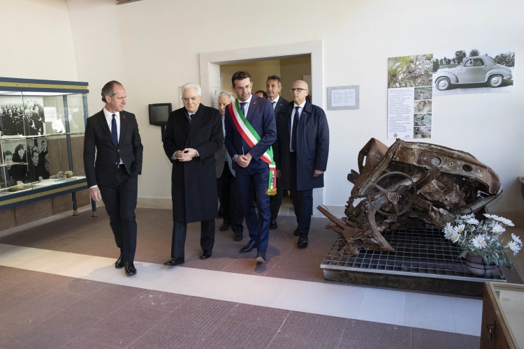 Il Presidente della Repubblica Sergio Mattarella visita il Museo delle “Vittime del Vajont”