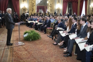 Il Presidente Mattarella consegna gli Attestati d’Onore ai nuovi Alfieri della Repubblica