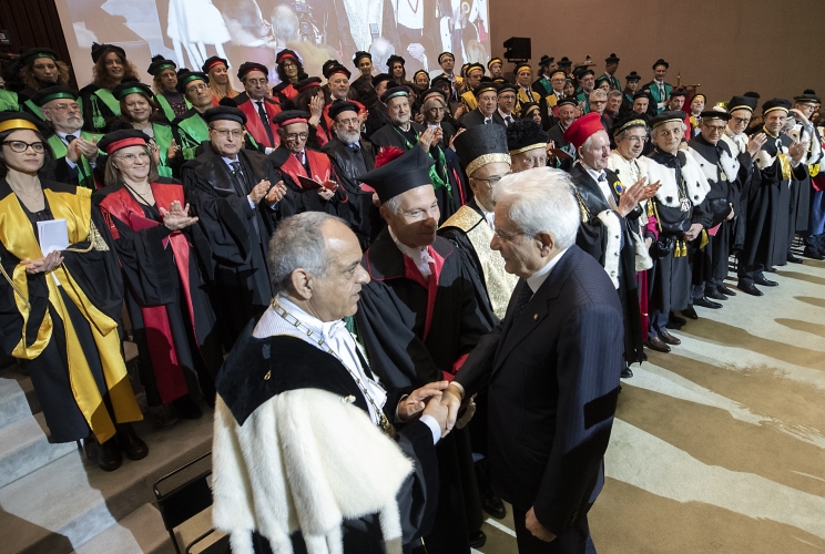 Il Presidente Sergio Mattarella all'Università Politecnica delle Marche in occasione della cerimonia di inaugurazione dell'anno accademico 2018/2019 dell'Ateneo