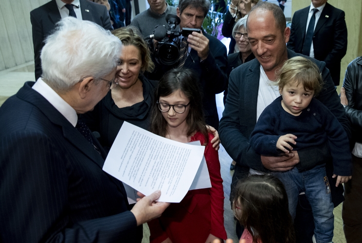 Il Presidente Sergio Mattarella incontra i familiari della strage avvenuta nella discoteca "Lanterna Azzurra" di Corinaldo