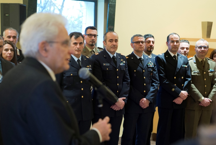 Il Presidente Sergio Mattarella rivolge il suo indirizzo di saluto alla collettività italiana 