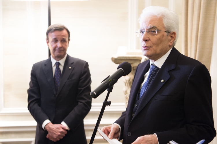 Mattarella con Cardi