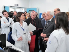 Visita del Presidente Mattarella all’Ospedale Pediatrico Bambino Gesù, in occasione del 150° anniversario della fondazione.