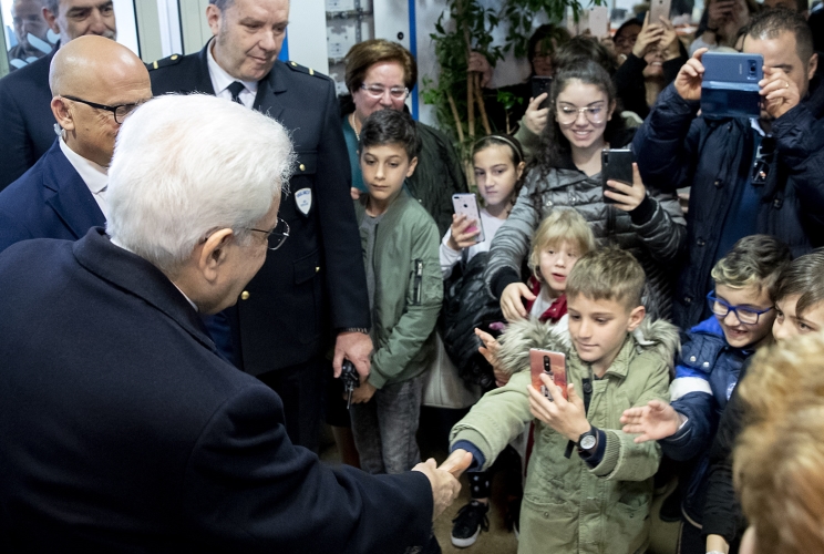Il Presidente Sergio Mattarella all’Ospedale Pediatrico Bambino Gesù, in occasione del 150° anniversario della fondazione