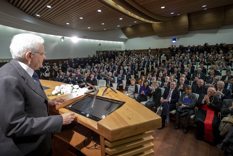 Il Presidente Sergio Mattarella all’Ospedale Pediatrico Bambino Gesù, in occasione del 150° anniversario della fondazione