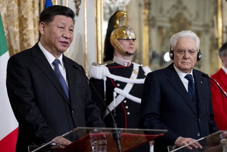 Roma - Il Presidente della Repubblica Popolare Cinese XI Jinping, oggi 22 marzo 2019.
(Foto di Paolo Giandotti - Ufficio per la Stampa e la Comunicazione della Presidenza della Repubblica)