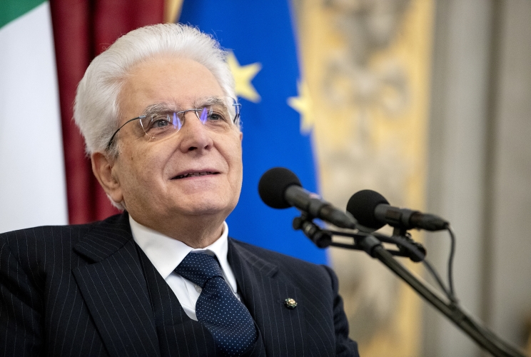 Il Presidente Sergio Mattarella nel corso dell'Incontro con alcune scolaresche delle Scuole secondarie di secondo grado