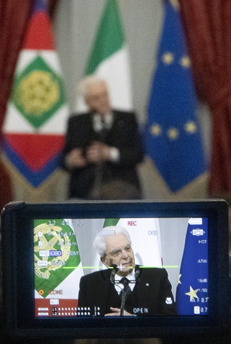 Il Presidente Sergio Mattarella nel corso dell'Incontro con alcune scolaresche delle Scuole secondarie di secondo grado