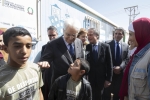 Il Presidente Mattarella visita il Campo profughi di Zaatari in Giordania