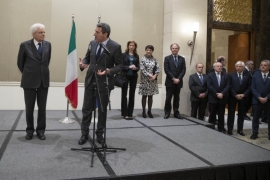 Il Presidente della Repubblica Sergio Mattarella incontra una qualificata rappresentanza della collettività italiana in Giordania,in occasione della visita ufficiale nel Regno Hascemita di Giordania