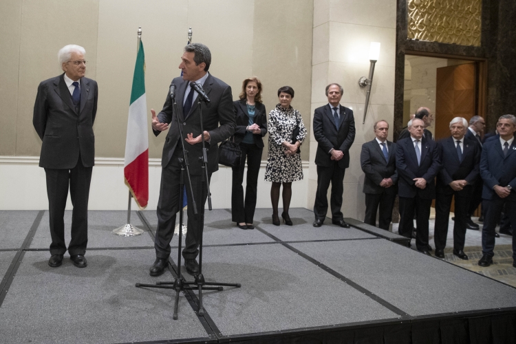 Il Presidente della Repubblica Sergio Mattarella incontra una qualificata rappresentanza della collettività italiana in Giordania,in occasione della visita ufficiale nel Regno Hascemita di Giordania