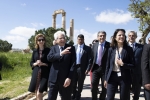 Il Presidente Mattarella visita il sito archeologico della Cittadella