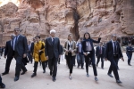 Il Presidente della Repubblica Mattarella visita il Sito Archeologico di Petra