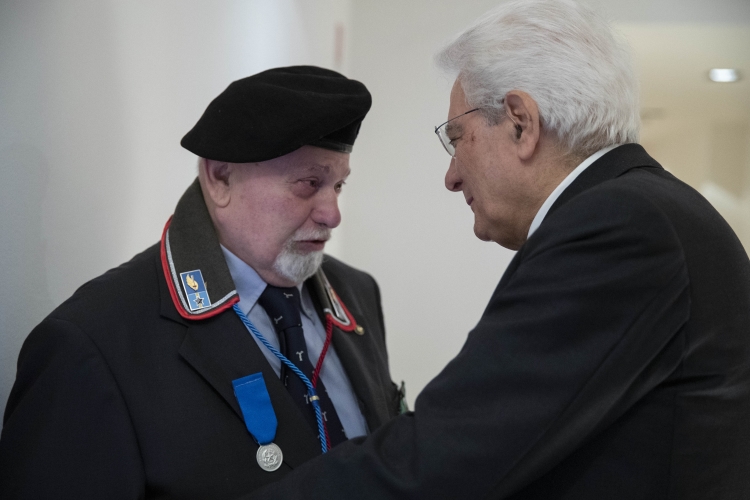 Il Presidente Sergio Mattarella a Vittorio Veneto in occasione del 74° anniversario della Liberazione
