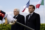 Incontro di Mattarella e Macron al Castello di Amboise in occasione del 500esimo anniversario della morte di Leonardo da Vinci