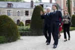 Mattarella e Macron visitano il Castello del Clos-Lucé